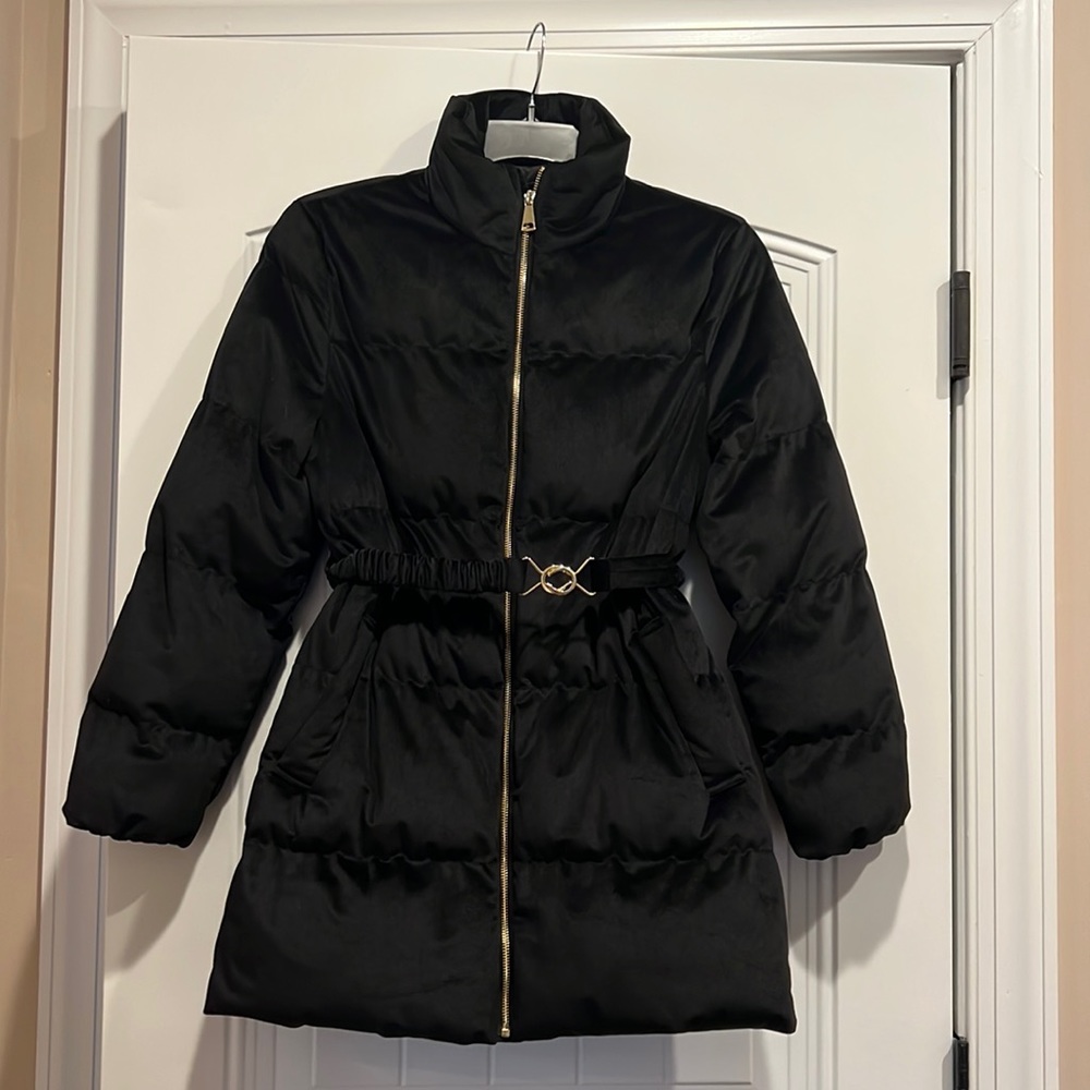 never worn Express Edition belted coat Small